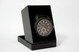 Enzo-Tempo-heren-horloge-Zwart-oranje