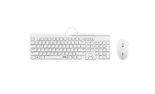 Rapoo-8100-Wireless-Keyboard-+-Mouse-Desktopset-White-AZERTY-BE