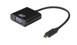 ACT-AC7300-video-kabel-adapter-015-m-USB-Type-C-VGA-(D-Sub)-Zwart