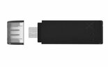 Kingston-Technology-DataTraveler-70-USB-flash-drive-32-GB-USB-Type-C-3.2-Gen-1-(3.1-Gen-1)-Zwart
