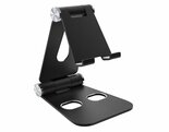 Mobiparts-Tablet-Stand-Holder-Metal-size-L-Zwart