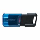 Kingston-Technology-DataTraveler-80-USB-flash-drive-64-GB-USB-Type-C-3.2-Gen-1-(3.1-Gen-1)-Zwart-Blauw